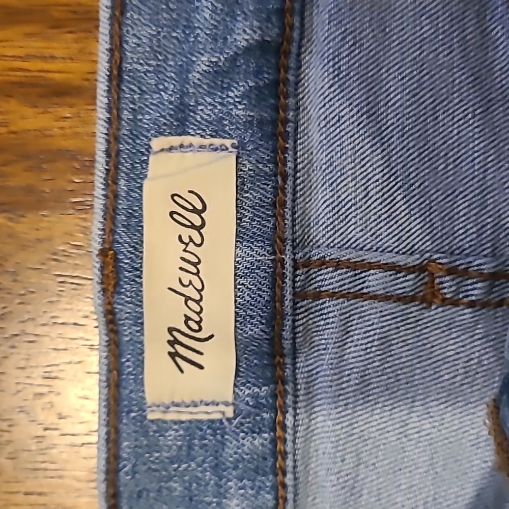 Madewell High Rise Relaxed Denim Shorts Cutoff Light Wash Size 25 - Picture 3 of 5